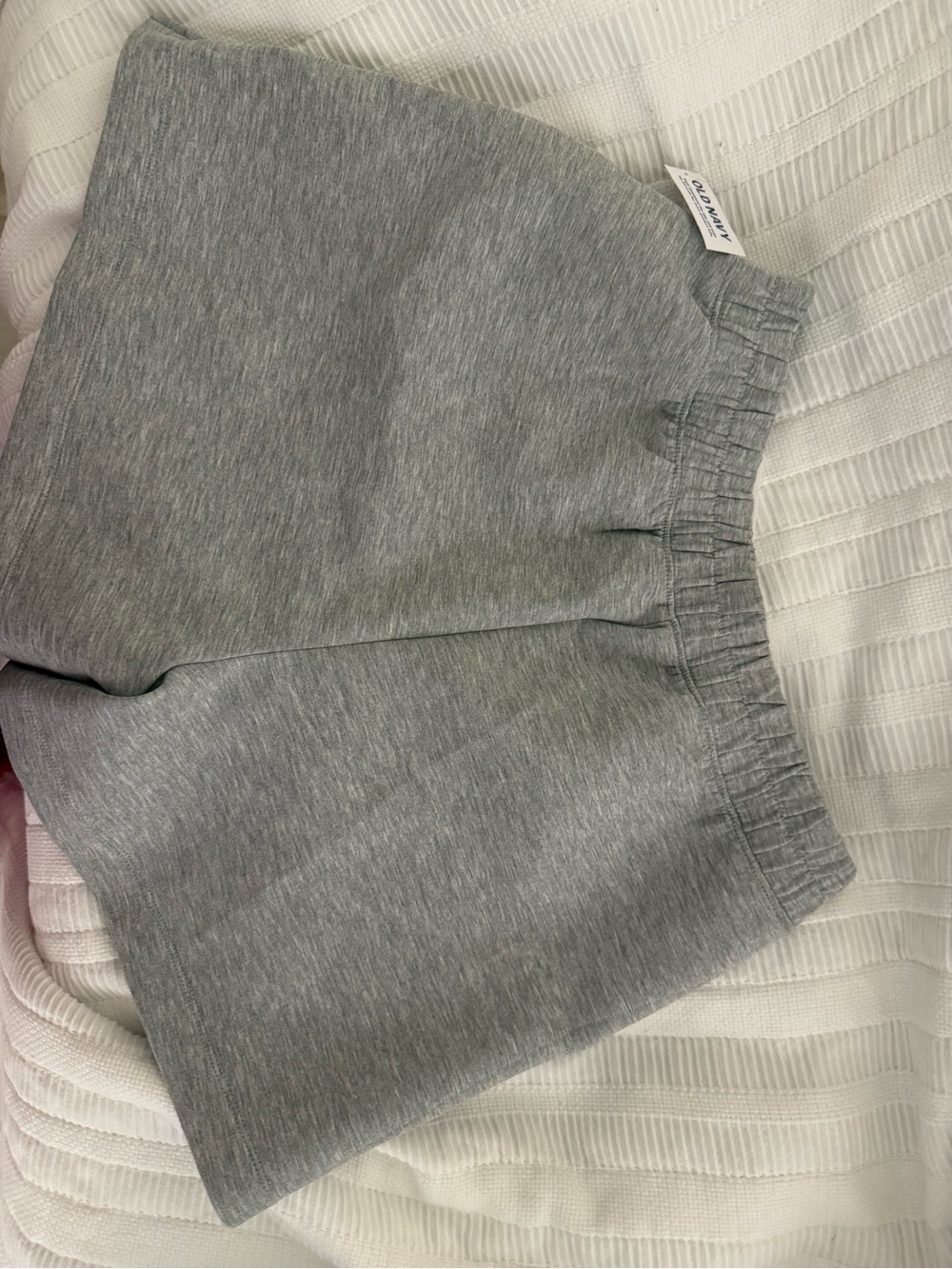Old Navy Heather Gray Women's Knit Elastic-Waist Shorts
